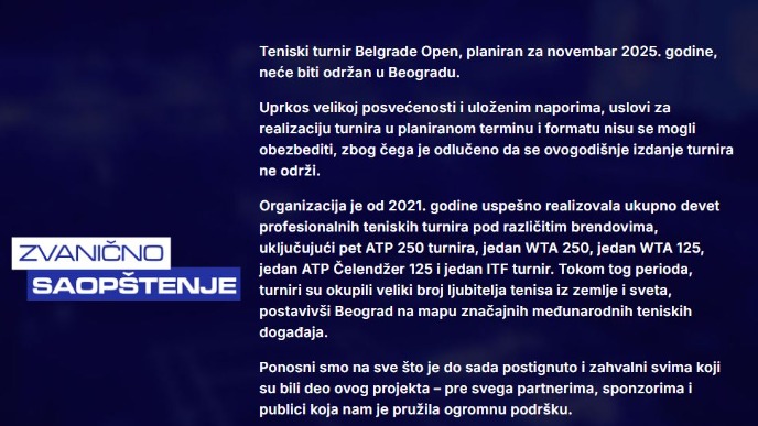 Bez Beograd opena 2025.